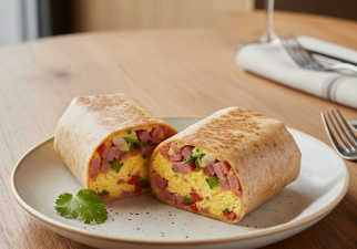 Eggs & Ham Burrito