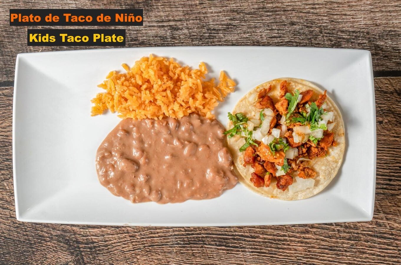 Kids - 1 Taco Plate